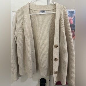 Cream Old Navy Button down Sweater Cardigan
